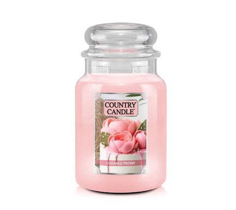 Country Candle - Sugared Peony - Duftkerze - 680g