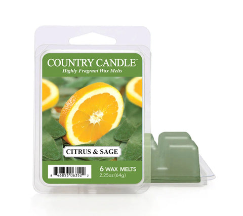 Country Candle - Citrus & Sage - Waxmelt - 64g