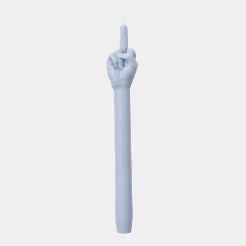 CandleHand - F*ck You - Grey - Skulptur Stabkerze - 90g