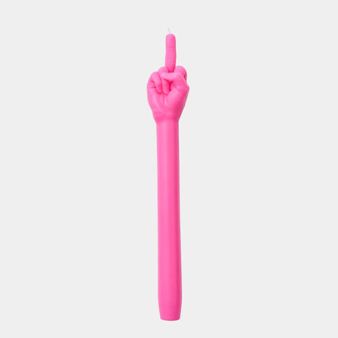 CandleHand - F*ck You - Pink - Skulptur Stabkerze - 90g