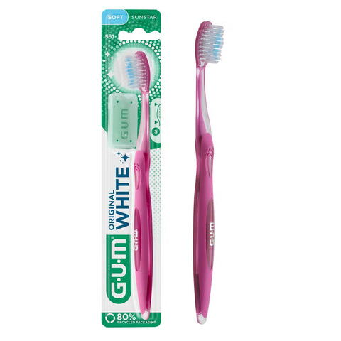 GUM® ORIGINAL WHITE Handzahnbürste – Soft