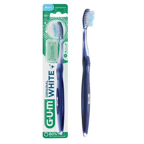 GUM® ORIGINAL WHITE Handzahnbürste – Soft