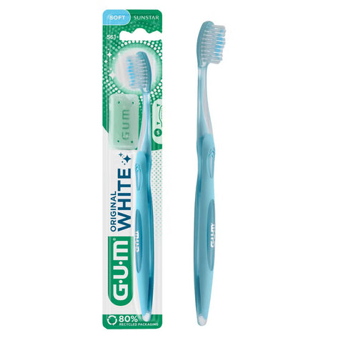 GUM® ORIGINAL WHITE Handzahnbürste – Soft