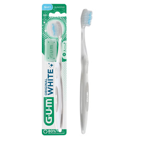 GUM® ORIGINAL WHITE Handzahnbürste – Soft