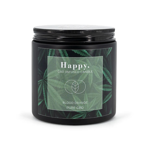 Candle Brothers - HAPPY - Blood Orange - C.B.D. - Duftkerze - 350g