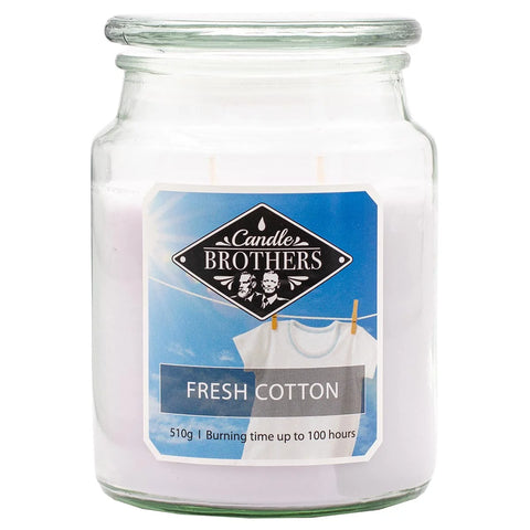 Candle Brothers - Fresh Cotton - Duftkerze - 510g