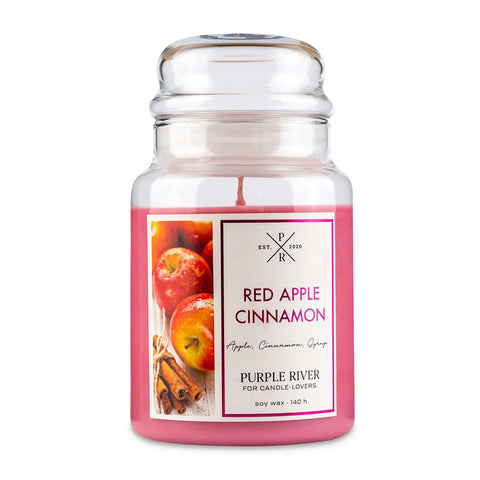 Purple River - Red Apple Cinnamon - Duftkerze - 623g