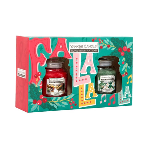 Yankee Candle - Geschenkset Weihnachten - FA LA LA LA - 2x 104g
