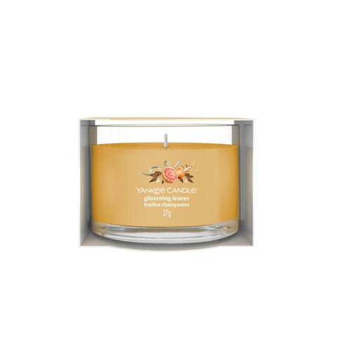 Yankee Candle - Glistening Leaves - Votivkerze im Glas - 37gr