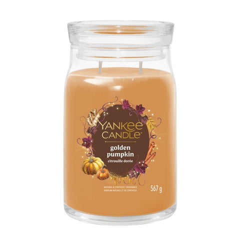 Yankee Candle - Golden Pumpkin - Signature 2 Docht Duftkerze - 567g