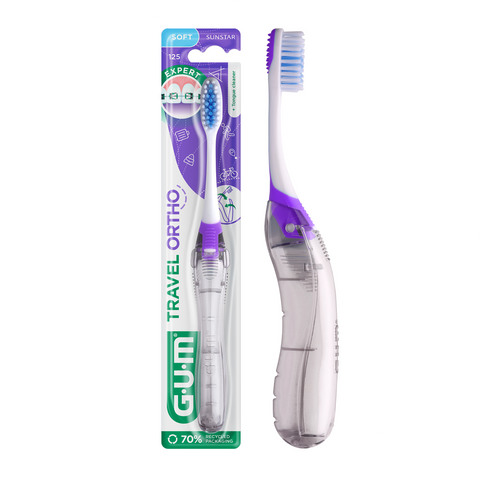 GUM - ORTHO Reisezahnbürste – Soft