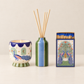 Paddywax Adopo Duft-Trio Peacock – 3-teiliges Geschenkset: Duftkerze, Diffuser & Matches