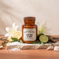 Paddywax Apothecary Sea Salt & Sage - Duftkerze - 226g mit Duftzutaten: Meerbrise, Zitrone, Limette, Lilie, Meeresnoten, Seegras, Salbei und Treibholz