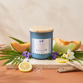 Paddywax Lush Palms - Duftkerze - 198g mit Duftzutaten: Meersalz, Melone, Zitrone, Veilchen, Freesie, Moschus und Treibholz