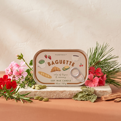 Paddywax Bistro - Rosemary Thyme - Tin Duftkerze - 127g mit Duftzutaten: Rosmarin, Thymian, Kardamom, Geranie, Piniennadeln, Patchouli, Zedernholz und Moschus