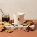 Paddywax Bistro - Gingerbread - Keramik Duftkerze - 226g mit Duftzutaten: Lebkuchen, Ingwer, Zimt, Vanille und Melasse