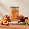 Yankee Candle Farm Fresh Peach - Signature 2 Docht Tumbler - 567g mit Duftzutaten: grüne Blätter, Aprikose, Orange, Pfirsich, Backpflaume, Pflaume, Vanille und Moschus