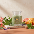 Yankee Candle Sage & Citrus - Signature 2 Docht Duftkerze - 368g mit Duftzutaten: Kräuter, Lavendel, Zitrusfrüchte, Geranie, Patschuli, Moschus, holzige Noten und pudrige Noten