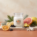 Yankee Candle White Spruce & Grapefruit - Signature 2 Docht Duftkerze - 368g mit Duftzutaten: Grapefruit, Pomelo, Kiefer, Orange, Fichte, schwarze Johannisbeere, Ananas, Tannennadel, Balsam, Vanilleschote, Moschus und weiße Zeder