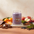 Yankee Candle Mystical Tarot Card - Signature 2 Docht Duftkerze - 567g mit Duftzutaten: Mandarine, Sternanis, Apfel, Kirsche, Leder, Zimtrinde, Lakritze, Moos, Tonkabohne und Vanille