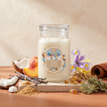 Yankee Candle Vanilla Flurries - Signature 2 Docht Duftkerze - 567g mit Duftzutaten: Pfirsich, Kokos, Vanille, brauner Zucker, Bernstein, Iris, Vetiver, Eichenmoos und Leder