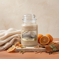 Yankee Candle Warm Cashmere - Classic Duftkerze - 623g mit Duftzutaten: Orange, Kaschmirholz, Bernstein, Kardamom, Sandelholz, Moschus, Patschuli und Vanille