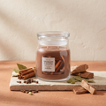 Yankee Candle Cinnamon Stick - Signature 2 Docht Duftkerze - 368g - Neues Design mit Duftzutaten: Zimt, Gewürznelke, Kardamom, Lorbeerblatt und Zedernholz