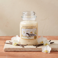 Yankee Candle Vanilla - Classic Duftkerze - 623g mit Duftzutaten: Zucker, Vanille, Orchidee und weißer Moschus