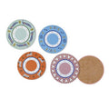Paddywax - Adopo - Eye, Peacock, Heart & Horse - Untersetzer Set - 4 Stück