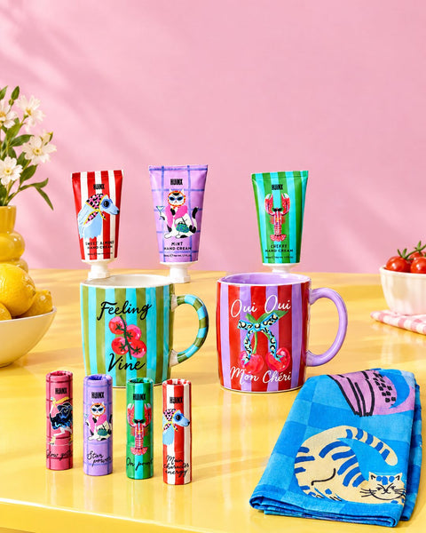 Hijinx – Handcremes, Lippenbalsame, Tassen und Geschirrtuch – Hero Mobile