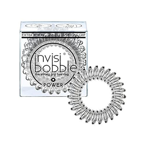 invisibobble – POWER Crystal Clear – Haargummi – 3 Stück
