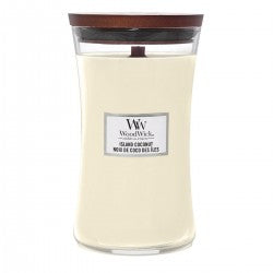 WoodWick - Island Coconut - Duftkerze