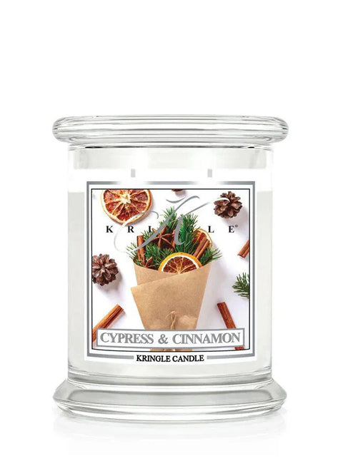 Kringle Candle - Cypress & Cinnamon - Duftkerze - 411g
