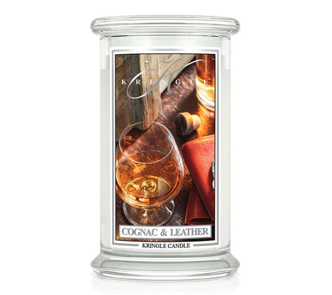 Cognac & Leather - Duftkerze - 624g