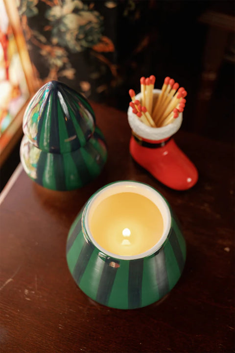 Paddywax - Santa Boot Match Holder - Dekorative Zündhölzer - Rot