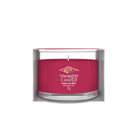 Yankee Candle - Santa on Skis - Votivkerze im Glas - 37g