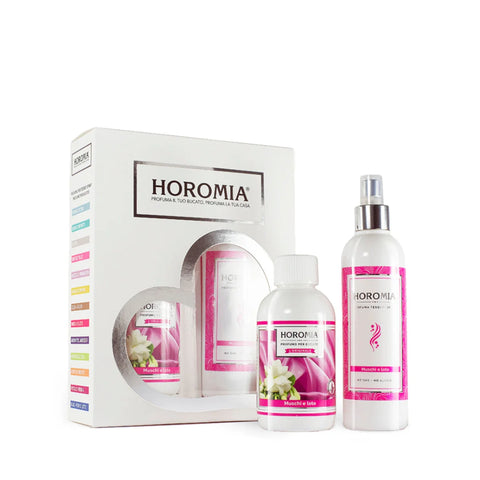 Horomia - Muschi e Loto - Geschenkset - Wäscheparfüm & Textilspray - 250ml