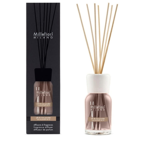 Millefiori Milano - Silk & Rice Powder - Reed Diffuser