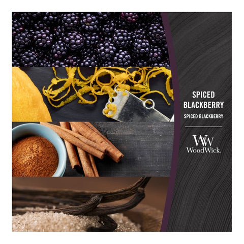WoodWick - Spiced Blackberry - Duftkerze