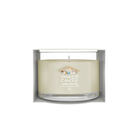 Yankee Candle - Vanilla Flurries - Votivkerze im Glas - 37g