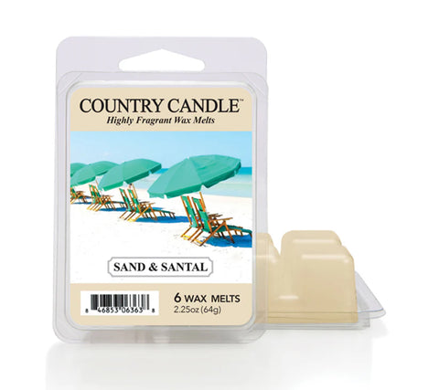 Country Candle - Sand & Santal - Waxmelt - 64g