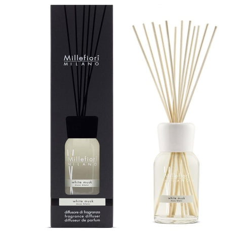 Millefiori Milano - White Musk - Reed Diffuser