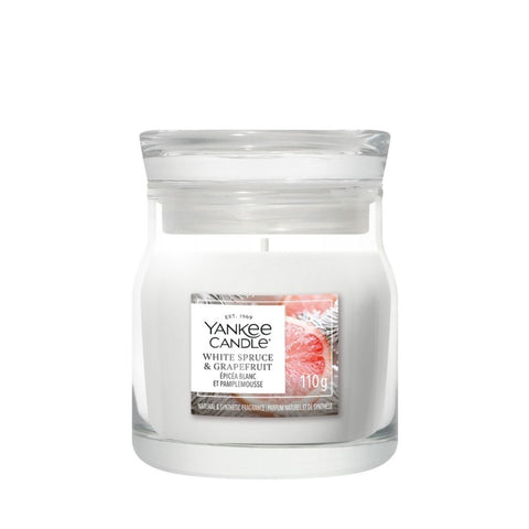 Yankee Candle – White Spruce & Grapefruit – Signature Duftkerze – 110g