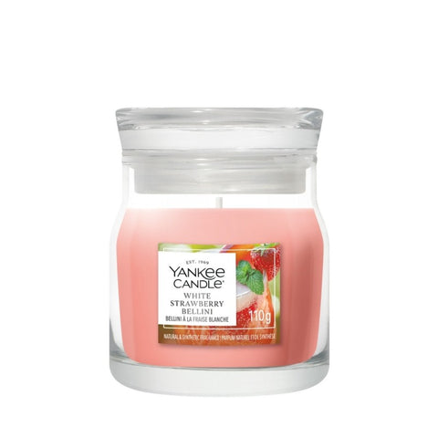 Yankee Candle - White Strawberry Bellini - Signature Duftkerze - 110g