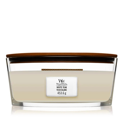 WoodWick - White Teak - Ellipse - 454g