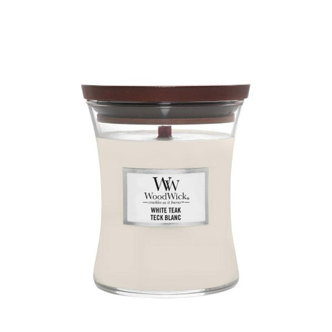 WoodWick - White Teak - Duftkerze