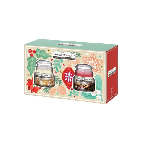 Yankee Candle Home Inspiration – Geschenkset Christmas 2026 – 2x kleine Duftkerze 104g