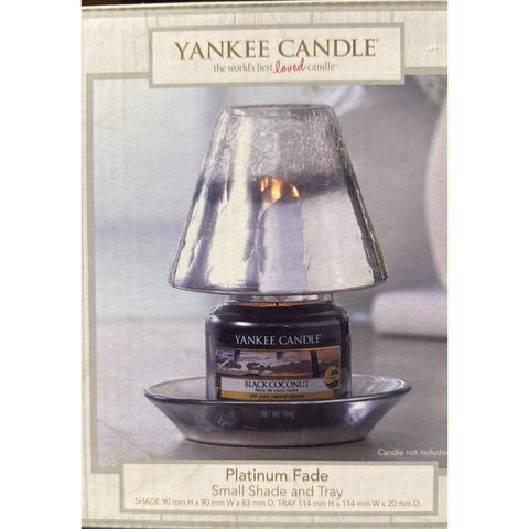 Yankee Candle – Platinum Fade – Kerzenschirm & Teller – klein – Bild 2